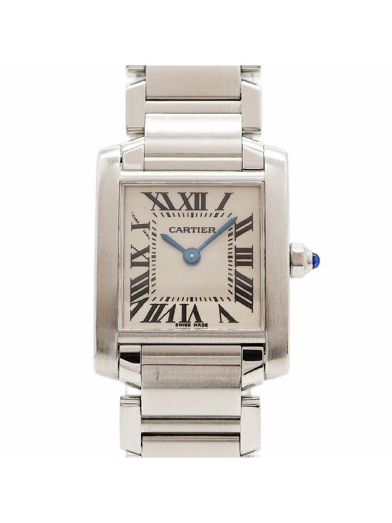 Cartier Tank Francaise SM Ivory Dial Watch main image 10